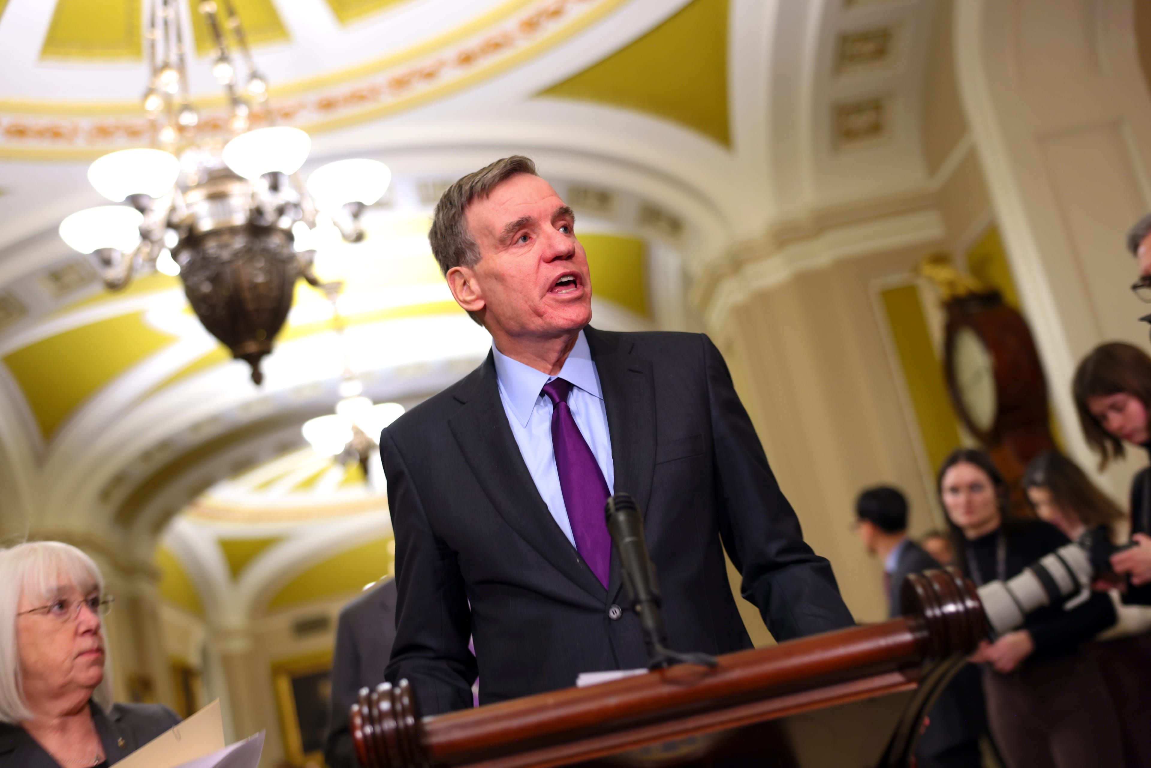 Washington,--,February,11,2025:,U.s.,Senator,Mark,Warner,(d-va)