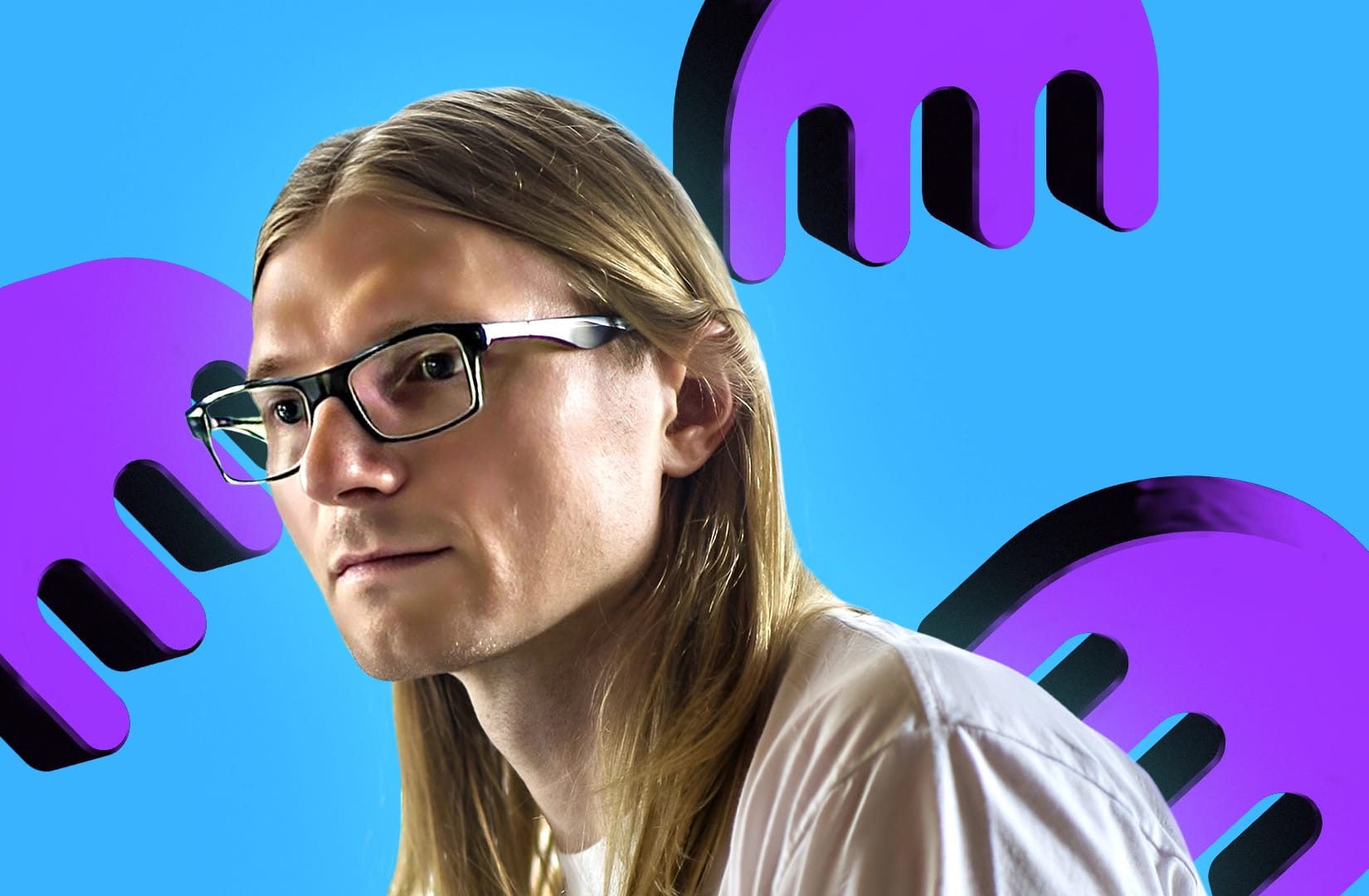 illustration of jesse powell with different backgrounds