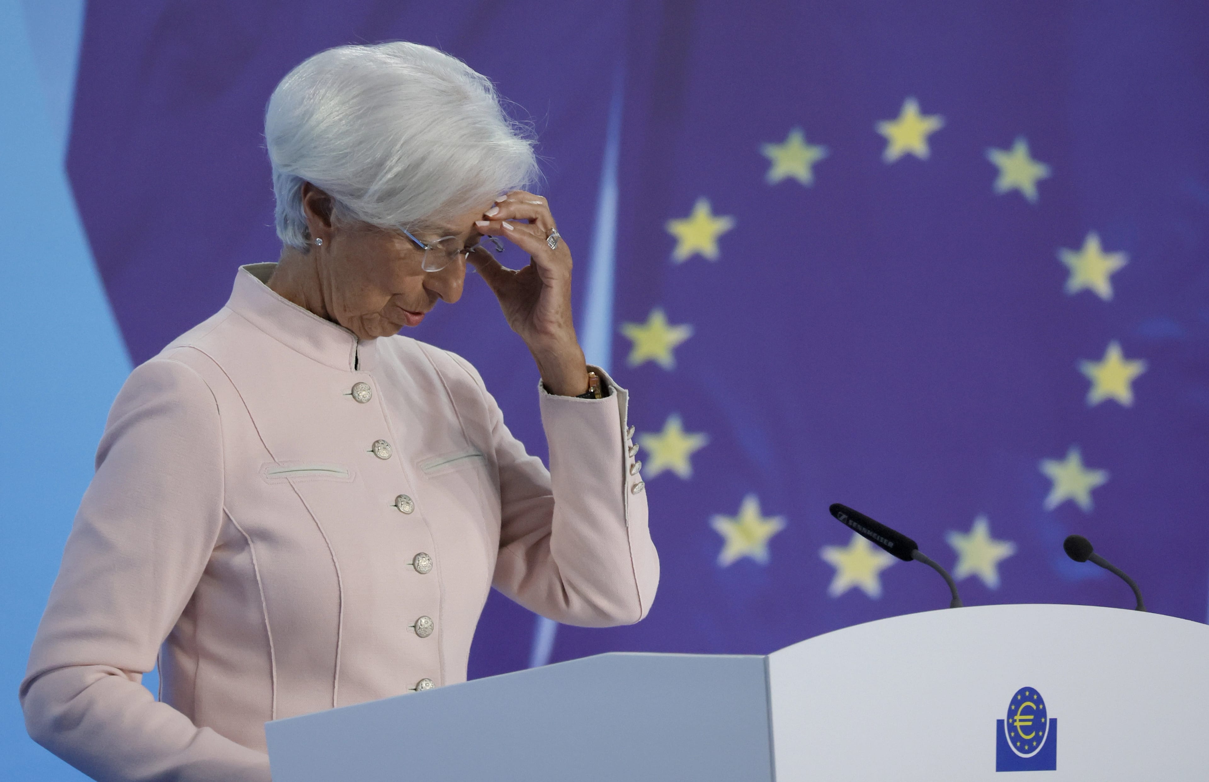ECB President Lagarde press conference after Governing Council meeting in Frankfurt, Frankfurt Am Main, Germany - 14 Sep 2023