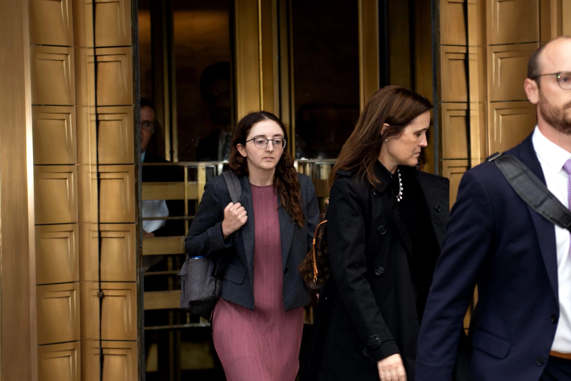 Mandatory Credit: Photo by Derek French/Shutterstock (14143779r)
Caroline Ellison departs the United States Courthouse after testifying in the FTX's co-founder Sam Bankman-Fried's fraud case.
FTX's Sam Bankman-Smith Fruad Trial, US Courthouse, Manhattan, NY, USA - 10 Oct 2023