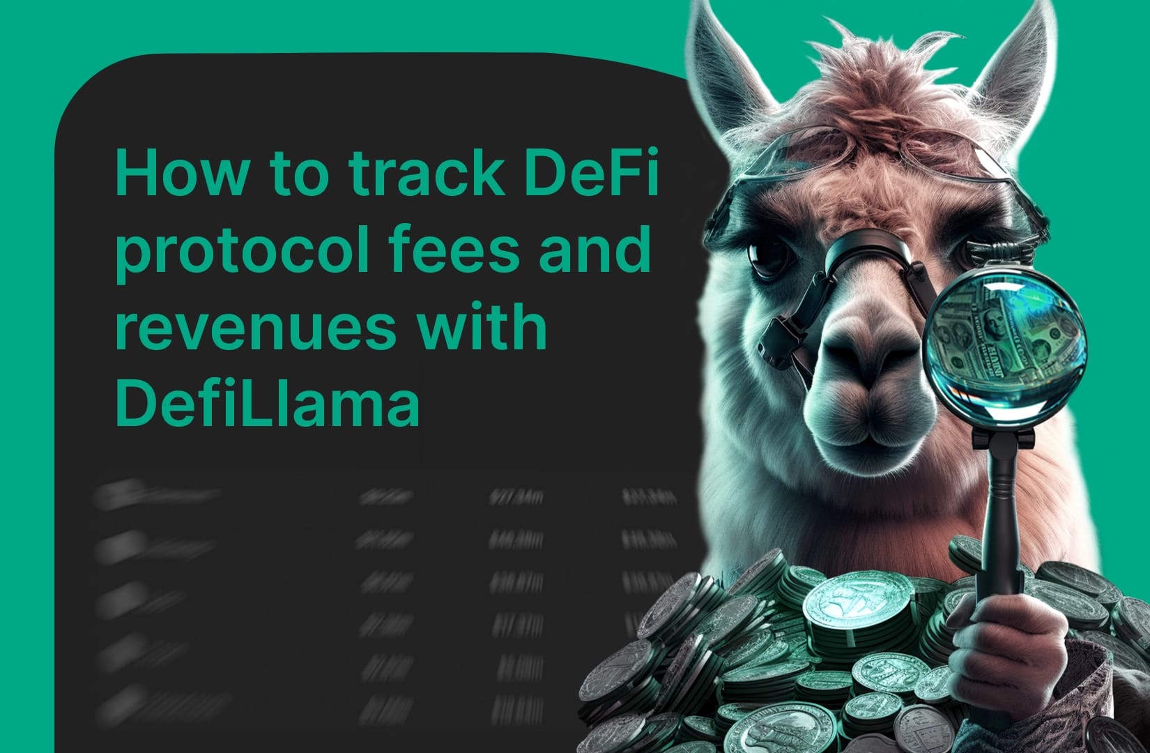 How to track DeFi protocol fees and revenues with DefiLlama