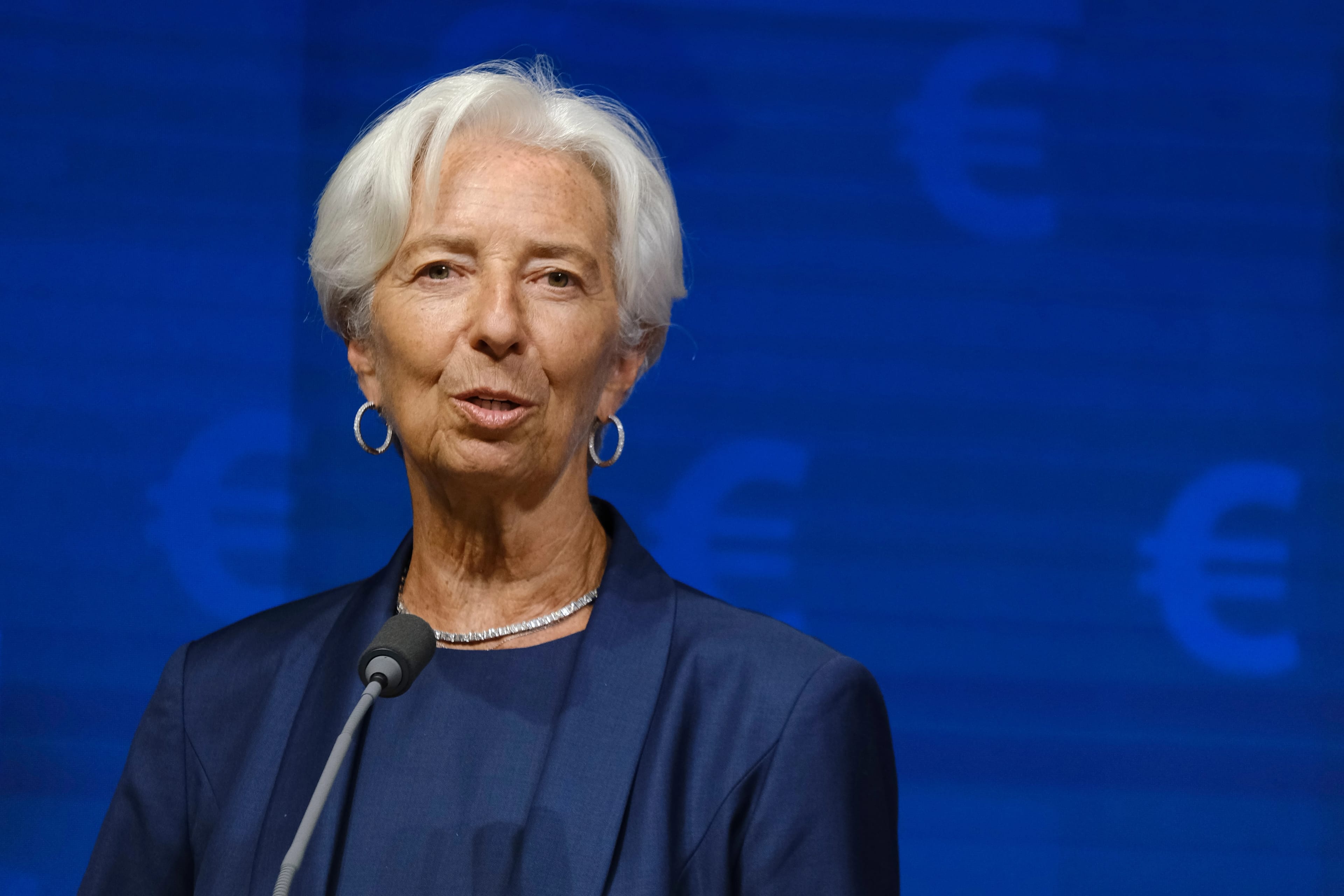 European,Central,Bank,President,Christine,Lagarde,Participates,In,A,Signing