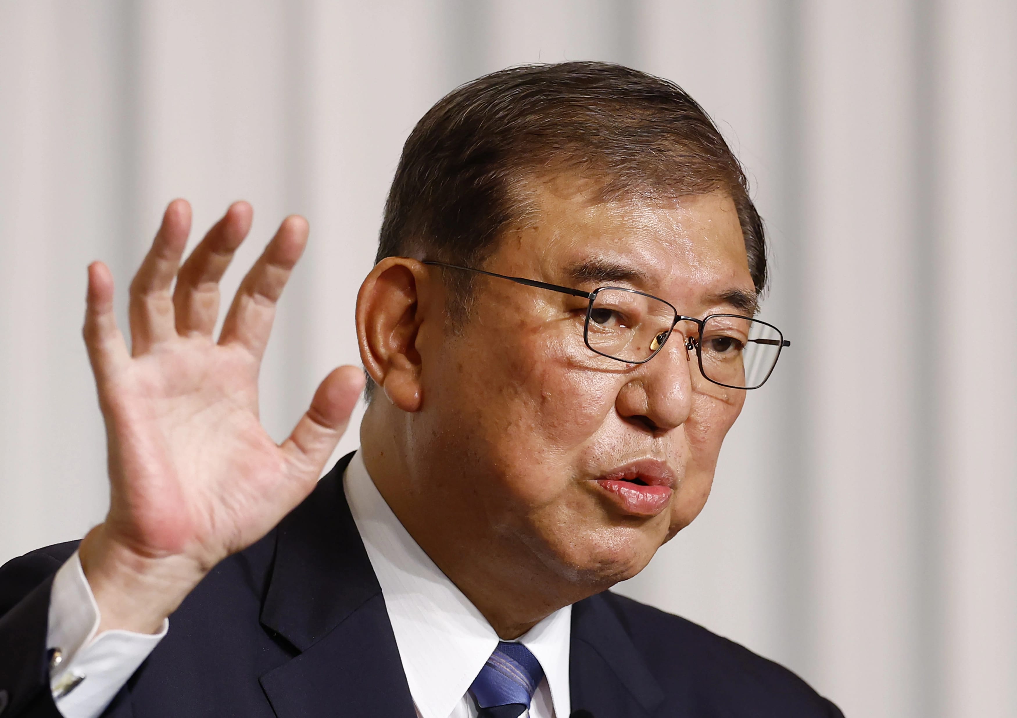 Japan's new LDP leader holds a press conference, Tokyo - 27 Sep 2024