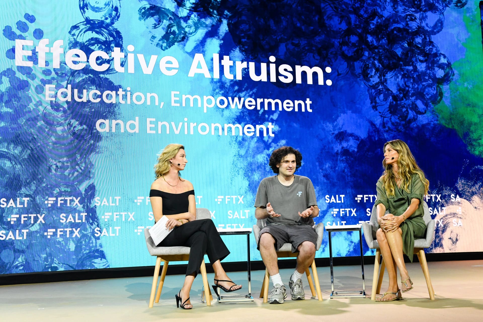 Sam Bankman-Fried with celebs