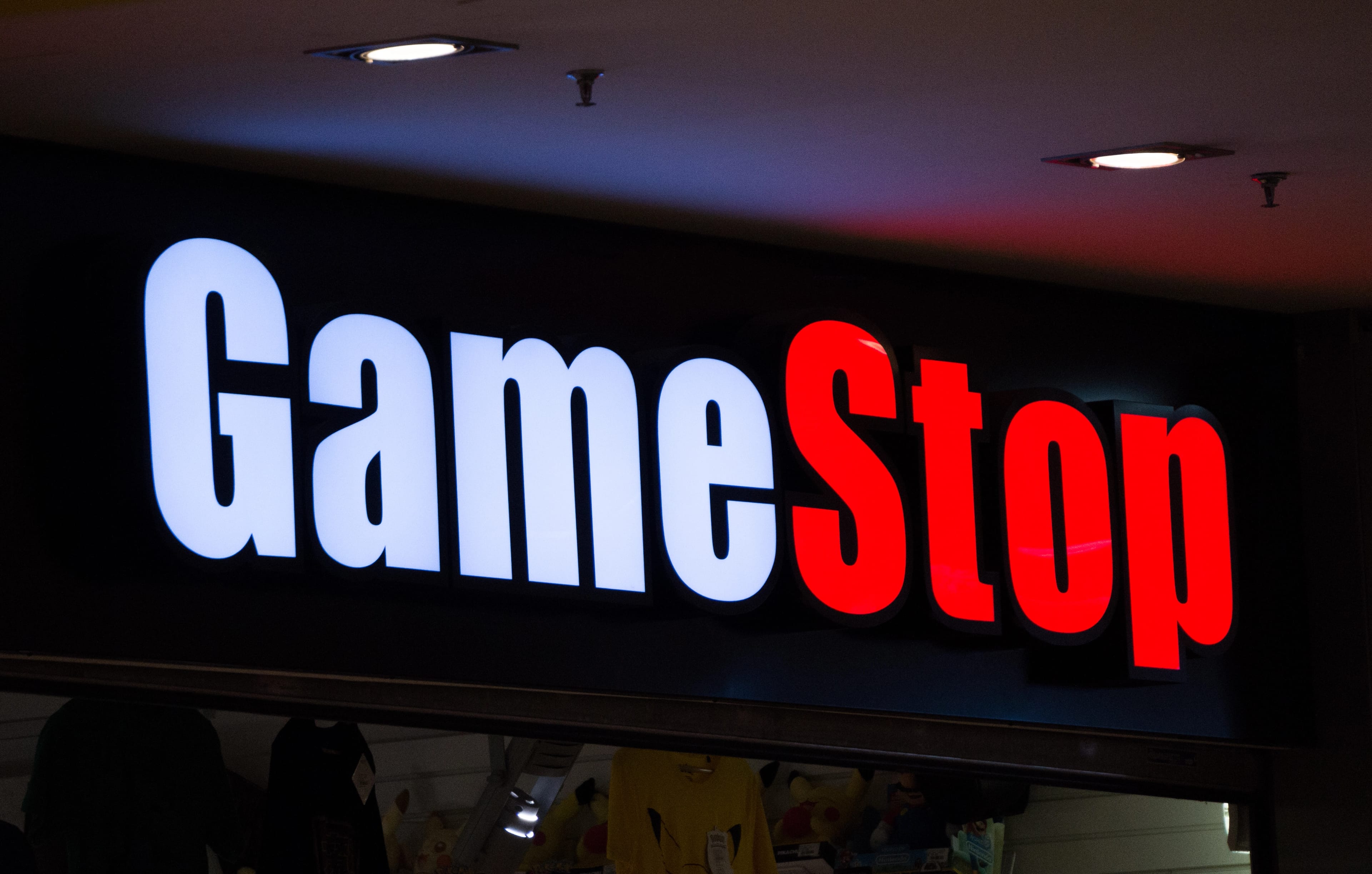 Graz,,Austria,-,September,9th,2017:,Gamestop,Logo,Above,The