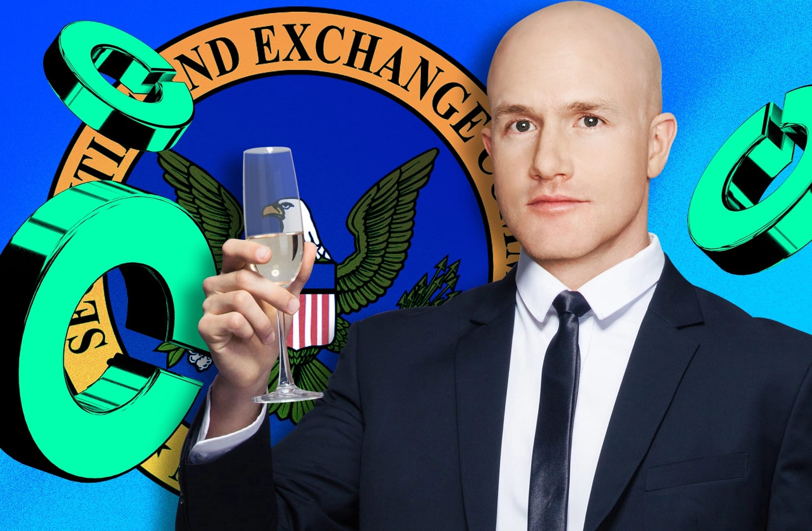 Coinbase toasts end of Gensler’s crackdown even as shares skid 8%