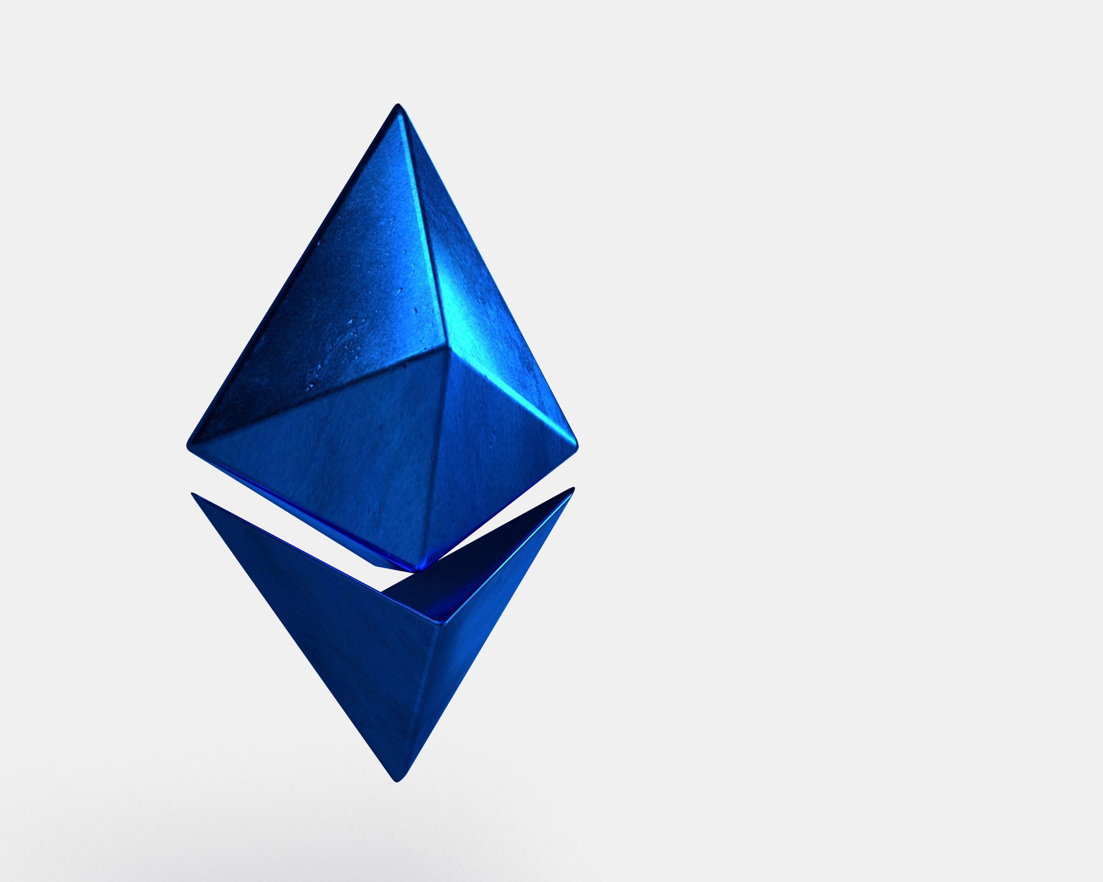 Ethereum,Logo,Isolated,On,White,Background.,Cartoon,Style,Ethereum,Cryptocurrency
