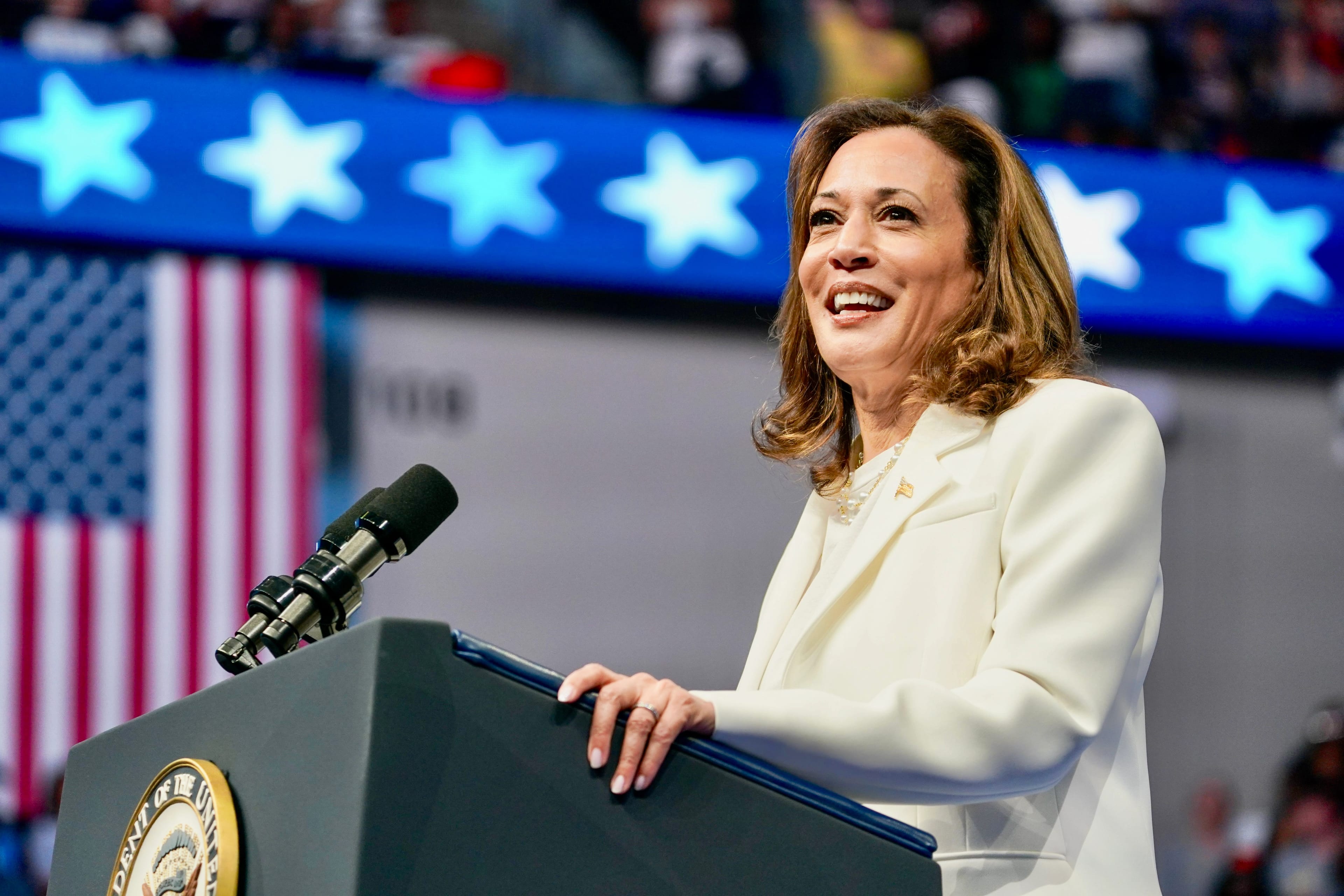 Kamala Harris campaign rally in Savannah, Georgia, USA - 29 Aug 2024
