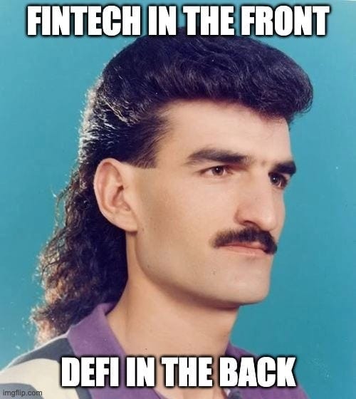 The DeFi mullet